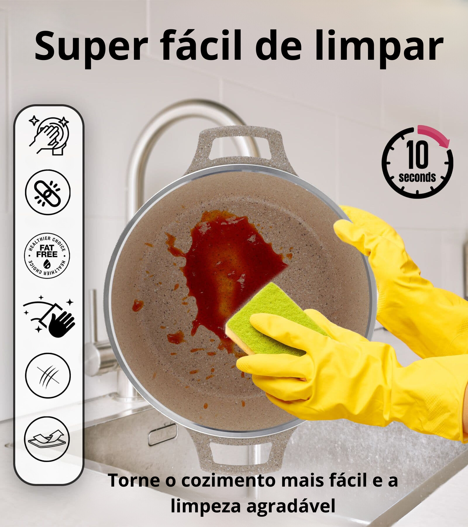 Super fácil de limpar